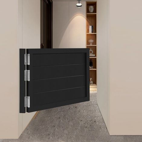 Porte simple de séparation de passerelle, demi - porte de séparation avec poteau de porte, porte décorative dans la zone d'entrée de café, magasin