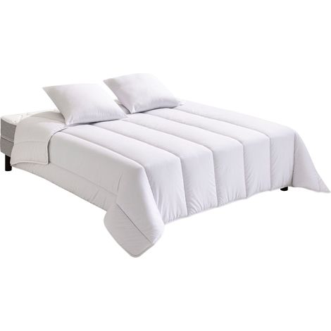 Pack couette tempérée 260x240 et oreillers 60x60 Bultex (1/4)