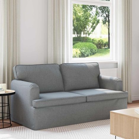 Sofá Gris Claro 162 x 80 x 85 cm tela
