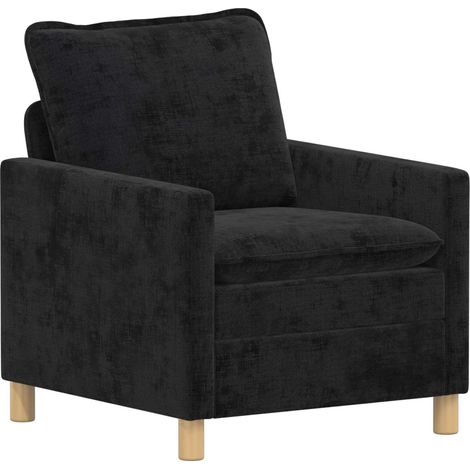 Divano Nero 76 x 81 x 87,5 cm Poliestere vidaXL (1/5)