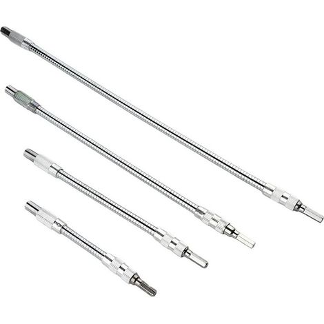 (150/200/300/400 mm) 4pcs Flexible Extension Bit Holder for Drill Screwdriver