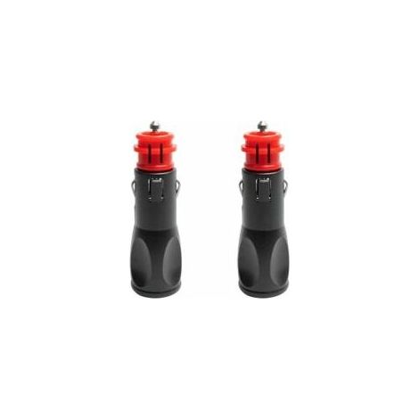 Convient pour Prise allume-cigare mâle 12V/24V – Adaptateur universel 120W – Facile à installer – pour recharger les appareils électroniques en voiture. (1/2)