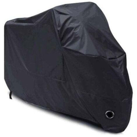 QORVA
-Housse de Protection pour Moto imperméable, résistant au Froid et intempéries 190T Noir Protège de la poussière - M 20090100cm..