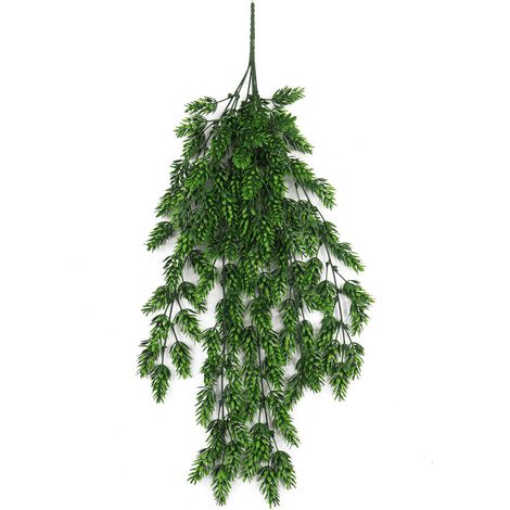 Hanging UV and Fire Resistant Artificial Clustered Fern Plant 128cm (1/3)