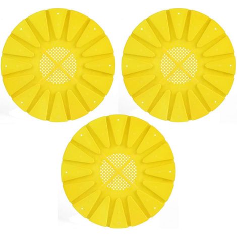 3er-Pack Bienenstock-Ausgangsscheiben, 16-fach runde Anti-Auslauf-Platten, Imkerwerkzeug (1/5)