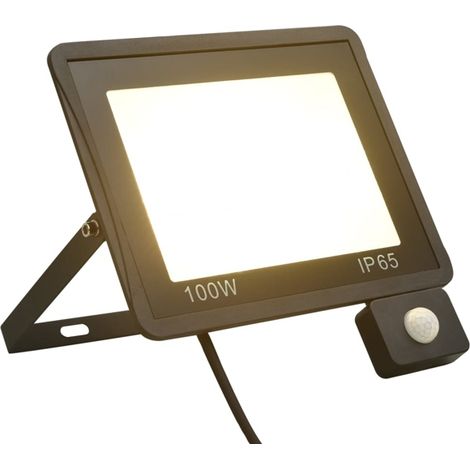 Projecteur LED, 100 W, blanc chaud, pour mettre en valeur les plafonds, les jardins, les façades ou les espaces extérieurs.-AquaForge (1/5)