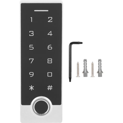 Contrôle d'accès 125kHz IP68 étanche, lecteur d'empreintes digitales, code, carte, clavier rétroéclairé Wiegand26/34 (1/5)