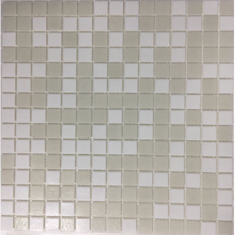 Mosaique piscine Mix de Blanc Neige NEVE 32.7x32.7 cm - 2.14m² (1/4)