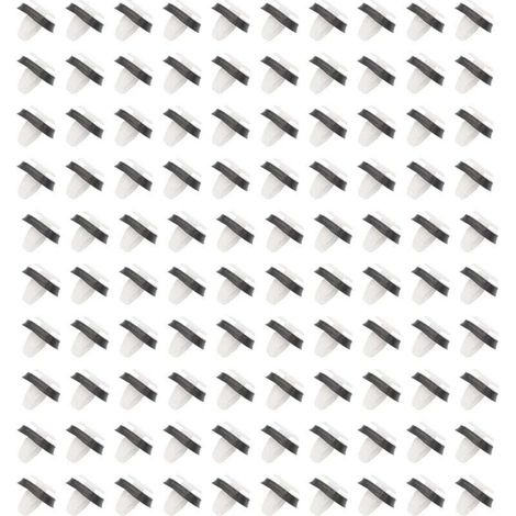 100 pezzi di clip di fissaggio per pannello porta per Fiat Ducato 71728806, XU, 8565.43, 856543 con guarnizione in gomma - KZQ (1/4)