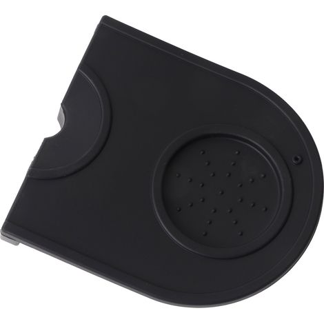 Tapis en Silicone pour Tasseur à Café, Support Accessoire Machine Expresso, Outil de Cuisine Noir (1/5)