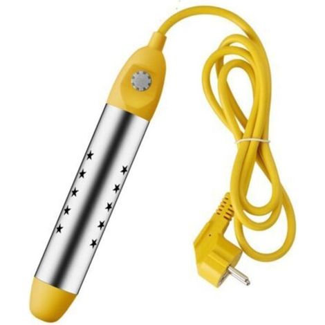 Tige chauffante jaune pour chauffe-eau, 4425cm, 1 pièce, arrêt automatique, tige chauffante anti-brûlure en acier inoxydable, chauffe-eau. (1/5)