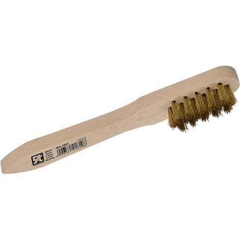 Spazzola a Mano per Candele Fili Sit Ottone 150 X 35 mm Ø 0,15 mm