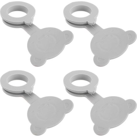 4pcs Silicone Baby Bath Tub Stopper: Universal Drain Plug For Toddler Bathtubs - Leak-Proof Bath Accessories For Kids Tub Stopper (1/5)