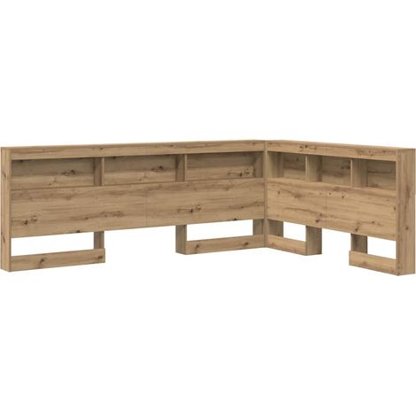 Maison Exclusive - Testata contenitore Rovere artigianale Legno multistrato (1/5)
