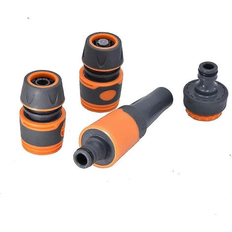 Garden Watering Gun Kit with Extension Connectors, Aquastop, and Cleaning Lance for Efficient Plant Care (1/4)
