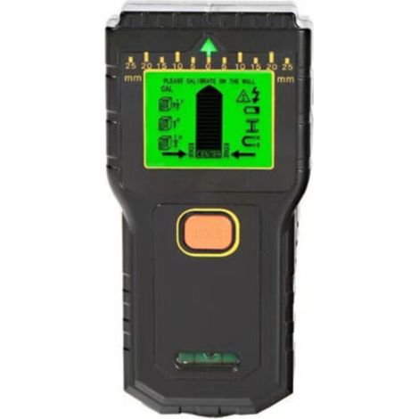 Détecteur électrique 7 en 1 : localisateur de câbles et de montants, scanner de câbles, détecteur de métaux muraux avec LED (1/4)
