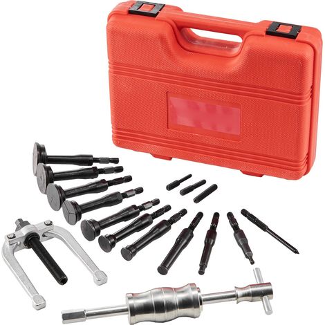 Kit Extracteur de Roulement Intérieur 16-en-1, 10 Douilles Fendues et Contre-Support, Outil de Démontage pour Roulements et Joints (1/5)