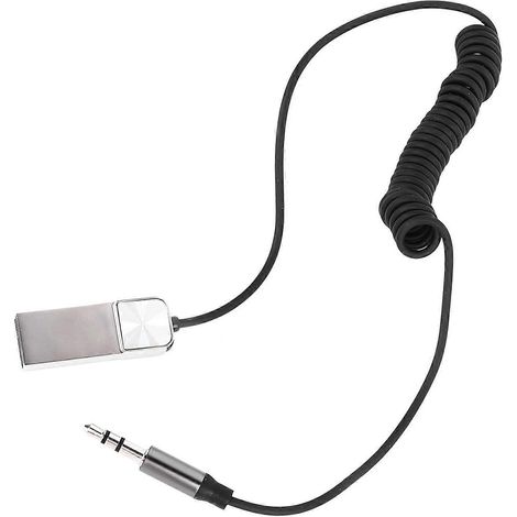 Récepteur Bluetooth pour voiture, prise jack 3,5 mm, appairage rapide, connexion stable, adaptateur audio sans fil portable, compatible avec une utilisation à domicile et en véhicule. (1/5)