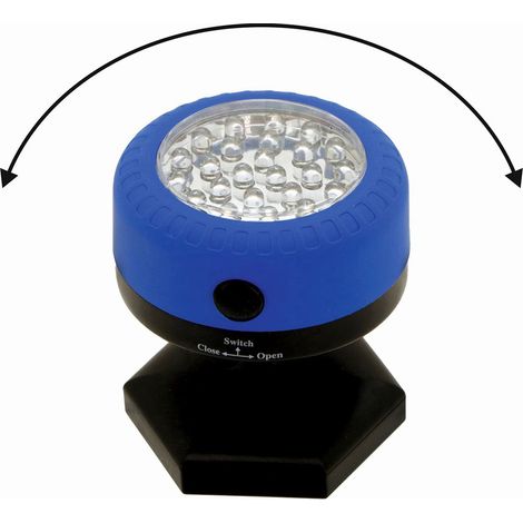 Linterna LED magnética 24 LEDs 5101 + pilas