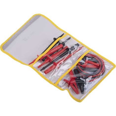 Kit de cordons de test RS PRO 1.2m, avec fusible CAT III 600V ( Prix pour 1 ) (1/4)