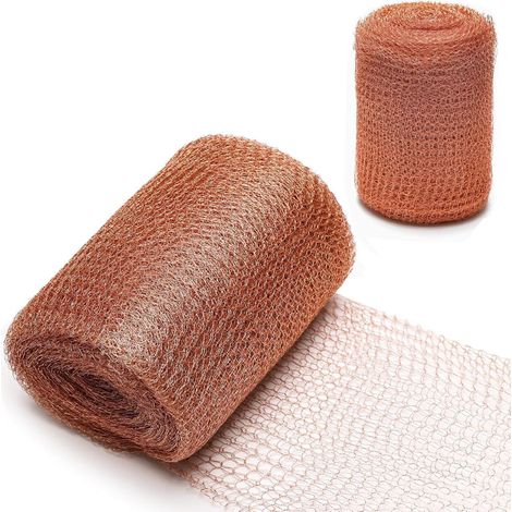 Grillage en cuivre tricoté anti-rongeurs pour trous de Construction, protección jóvenes plantas y granos (6 m) (1/5)