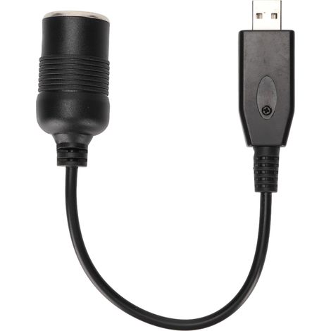 Adaptateur USB-C vers Prise Allume-Cigare Femelle - Convertisseur 5V vers 12V - Pour Enregistreur de Conduite Chien Électronique Purificateur - 1 Pièce (1/5)