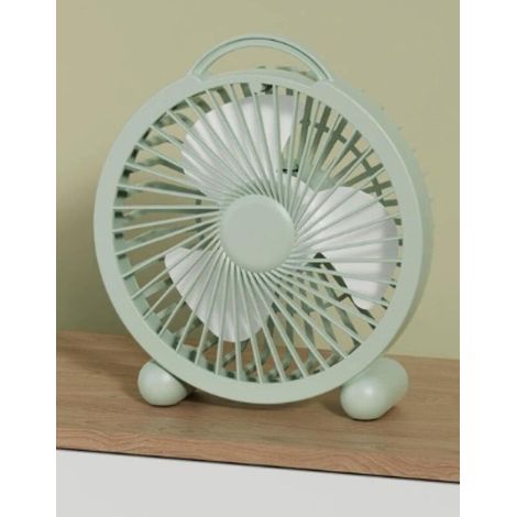 Tragbarer USB-Tischventilator, leise und leistungsstark, ideal für Büro und Zuhause. Nur Netzbetrieb, umweltfreundlich. (1/5)