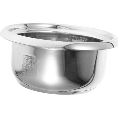 Doublure Pot Cuiseur Riz pour Cuisson Uniforme Non Adhérente Accessoire Cuve Acier Inoxydable Multifonction pour Cuisson Riz Vapeur et Porridge De Remplacement Pour Cuiseur De Riz Chauffage Uniforme C (1/5)