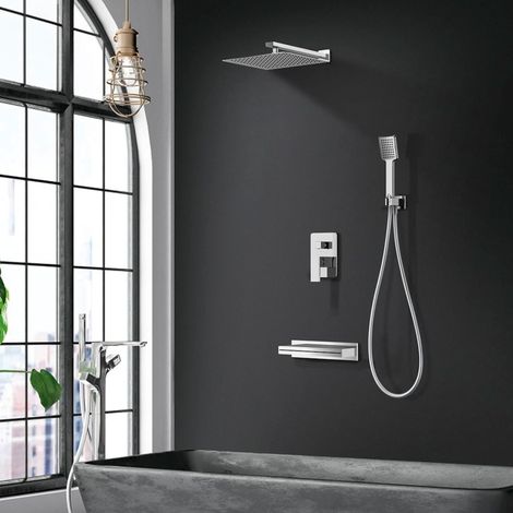 IMEX - columna ducha y bañera monomando cromado (1/5)