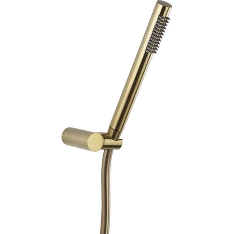 Ensemble douchette à main Or brossé ABS avec flexible et support - 3749DOC (1/5)