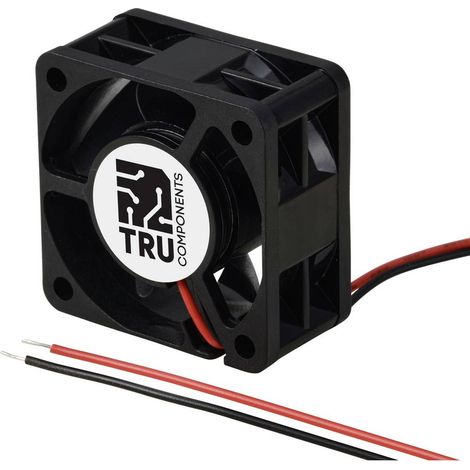 TRU COMPONENTS TC-MX4020-12V0.03A Ventola assiale 12 V/DC 6.6 m³/h (L x L x A) 40 x 40 x 20 mm (1/4)