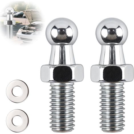 M8 Stainless Steel Reinforced Ball Joint Bolts for Gas Strut, Tailgate Shock Absorber and Tailgate Damper in Automotive and Shipbuilding, Pack of 2 (1/5)