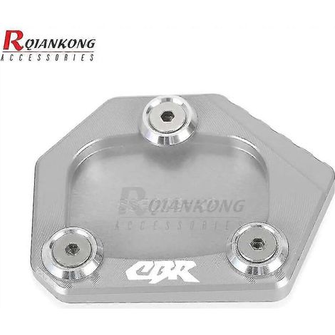 Motorrad für Honda CBR250R CBR250F CBR300R CBR500R CBR600F CBR600RR CBR650F CBR650R CNC Seitenständer vergrößert Seitenständer-Fußplatte --CBR Logo (1/5)