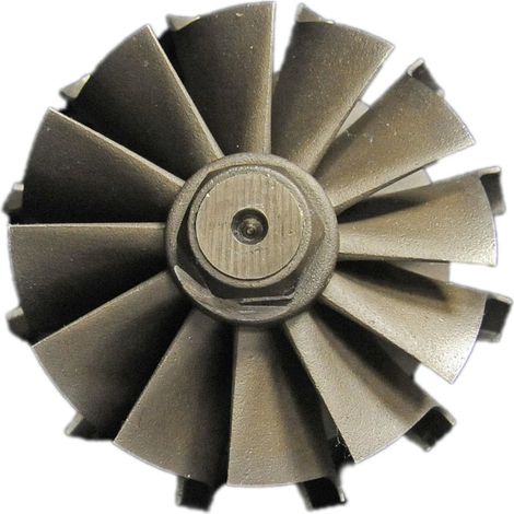 Rotor de alto caudal con rueda de eje turbo de 12 álabes K04 49/55 (1/3)
