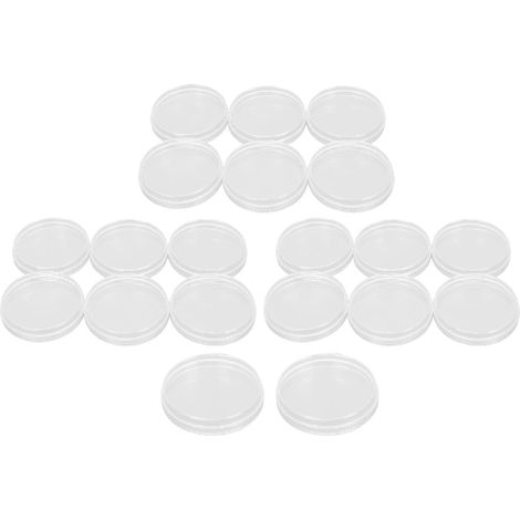 20 Boîtes De Pétri en Plastique Stériles avec Couvercle, Boîte De Pétri De Laboratoire De 90 Mm De Diamètre Et 15 Mm De Profondeur pour L'analyse de la Culture De Graines De Plantes (1/5)