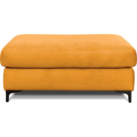 Pouf Fiesole Velours Jaune (1/5)
