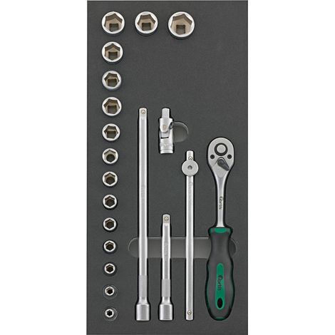 Fortis Werkzeugmodul 1/3 Steckschlüssel 3/8 (1/2)