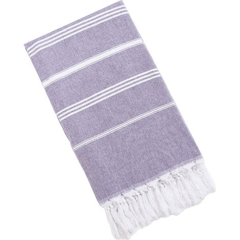 1 pièce Serviette de plage turque, en coton peigné, ultra absorbante et à séchage rapide, pour bain, douche, sauna ou pique-nique (1/5)