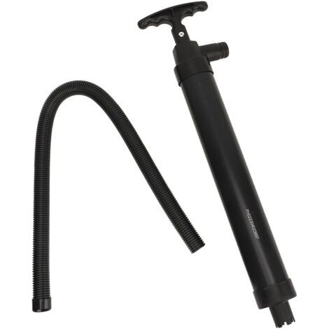 DEESSE SHOP-Pompe à Main avec Tuyau, Pompe de Cale Manuelle Facile à Tenir Portable Antichoc pour Kayaks pour Bateaux Rapides (BLACK) (1/5)