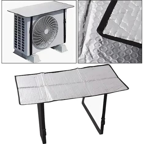 Étanche Couverture Extérieure Climatiseur, Housse Anti-poussière pour Climatiseur Extérieur, Housse de Protection, 9045 cm