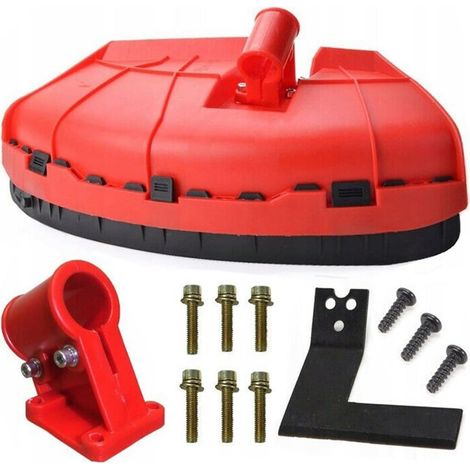 Débroussailleuse Universelle en Plastique Garde Outils de Jardin Rouge Facile à Installer Protection déflecteur Coupe-Herbe Bouclier for 24 26mm Brosse Cutt (1/5)