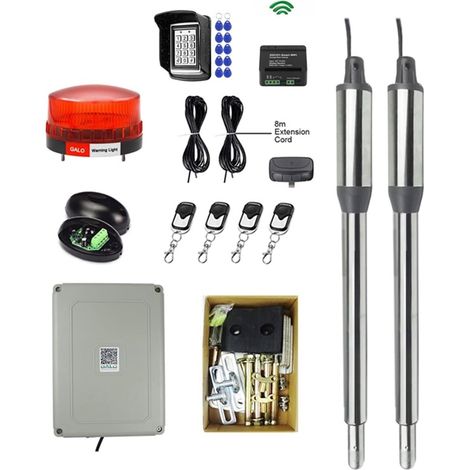 Ouvre-Porte Automatique à Double battant, ouvre-Porte électrique avec télécommande for Porte Industrielle et résidentielle(PKM C01 F) (1/5)