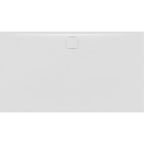 Swiss Aqua Technologies Vision Duschwanne 140x80cm + Siphon Eslim90. Gussmarmor, weiß (SATSVVI14080B-S)