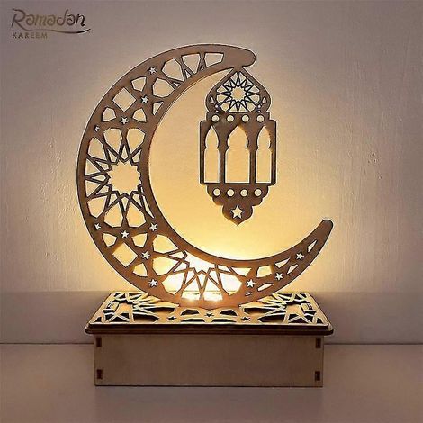 Dekorationsartikel für das muslimische Ramadan-Fest 2023: LED-Windlaternen-Anhänger, Eid Mubarak-Lichterkette, Ramadan-Dekoration für Zuhause-ornament-17
