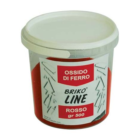OSSIDO SINTETICO BRIKO LINE - ROSSO GR 500- 6 pezzi