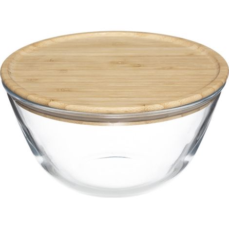 Saladier antidérapant diamètre 29 cm, Inox Atmosphera - - (1/5)