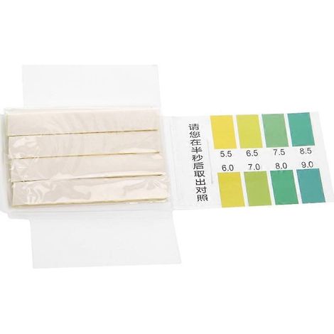 Kit de test d'eau alcaline OOTDTY 80 bandelettes (pH 5,5-9,0) (1/5)
