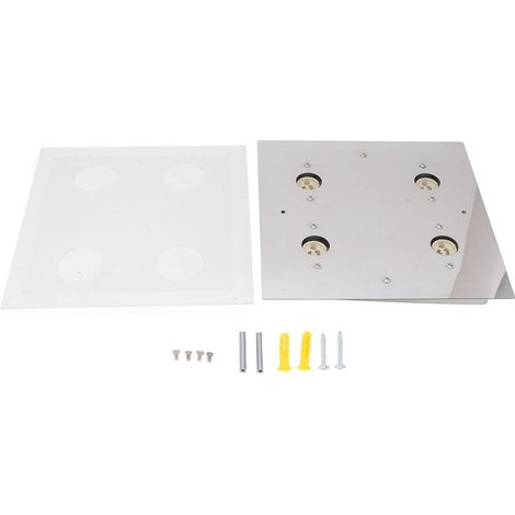 applique murale intérieure-Plafonnier LED Moderne avec Base GU10 – Applique Murale pour Salon, Chambre et Bureau – En Métal et Acrylique (Lot de 1) (1/5)