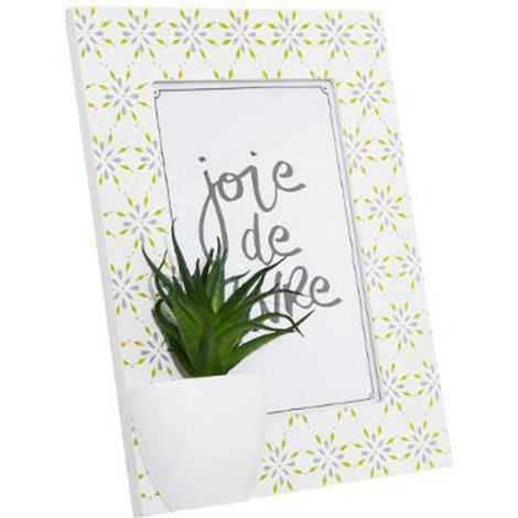 Cadre à Poser Relief "Cactus" 10x15cm Multicolore (1/3)