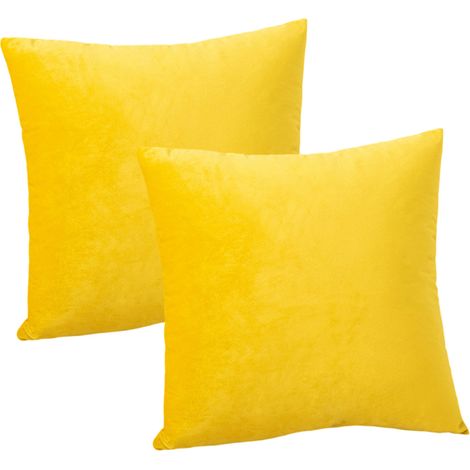 Taie D Oreiller - Velours - 45 x 325 Cm - Pour Canape Chambre Extérieur - Lot De 2 (1/5)
